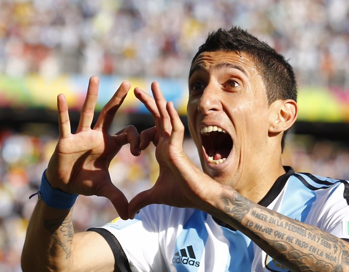 Di María da el pase a Argentina a cuartos de final del Mundial de Brasil