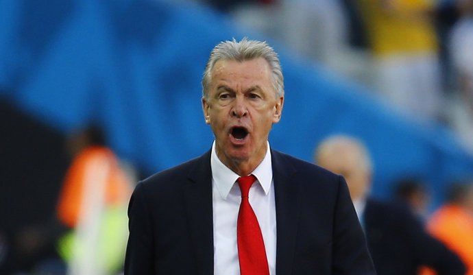 Ottmar Hitzfeld, seleccionador de Suiza