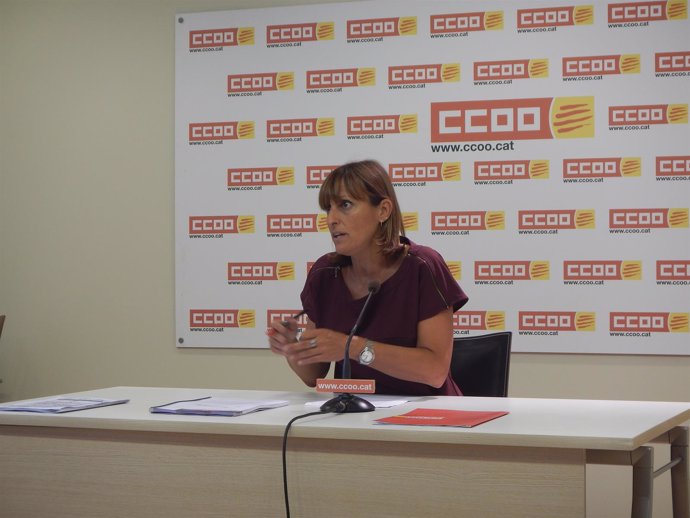 La secretaria de socioeconomia de CCOO, Cristina Faciaben
