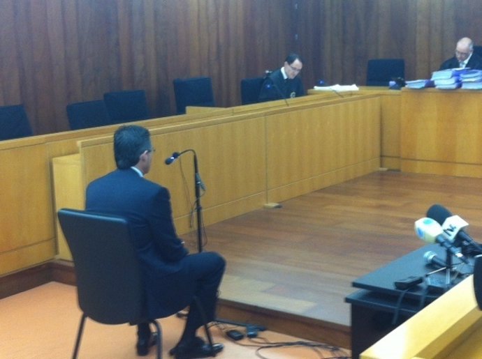 El alcalde de Torre Pacheco, Daniel García Madrid, en el juicio