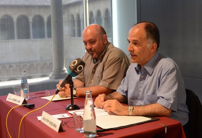 El concejal de Cultura, Xavier Escura y el director de Museos  LluÍs Campins