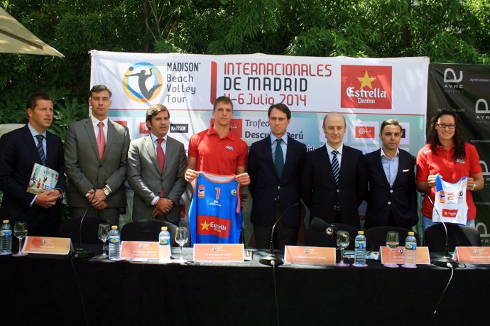 Presentada la primera edición de los Internacionales de voley playa de Madrid