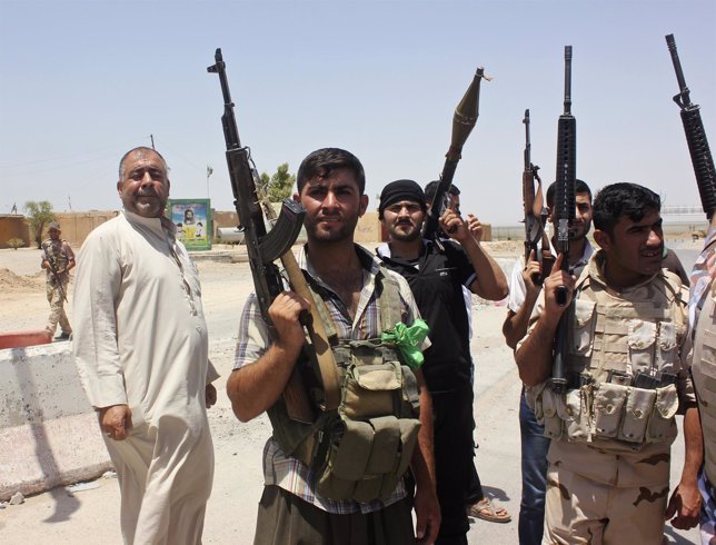 Combatientes tribales en Irak