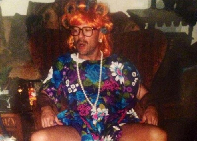 Bruce Willis vestido de mujer