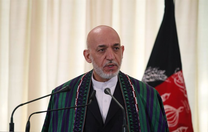 El presidente afgano, Hamid Karzai