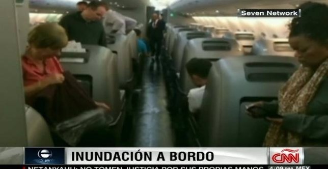 Avión inundado 