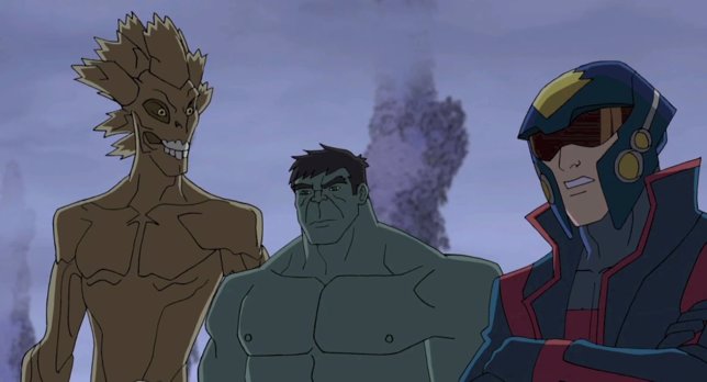Guardianes de la galaxia y Hulk