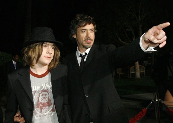 Robert Downey Jr hijo Inidio rehabilitacion 