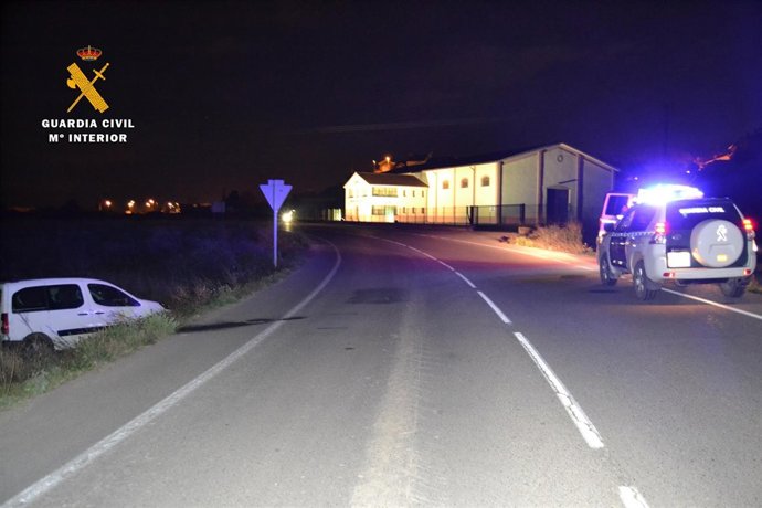 Imagen de un accidente con alcoholemia