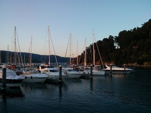 Zona de Punta Lagoa, en Vigo, donde ocurrió el siniestro