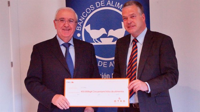 Peter Staal, CEO de ING Bank Spain & Portugal, y Nicolás Palacios, Presidente de