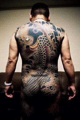 Fotografía de la exposición 'Yakuza'