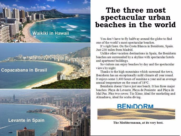 Rio & Ries compara la playa de Levante con Copacabana y Waikiki