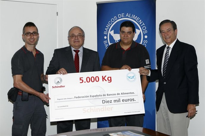 Schindler y Banco de Alimentos