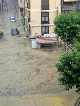 Las tormentas afectan a Calatayud.