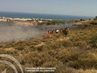 Controlado el incendio del Monte de los Manantiales de Torremolinos