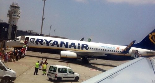 Avión de Ryanair