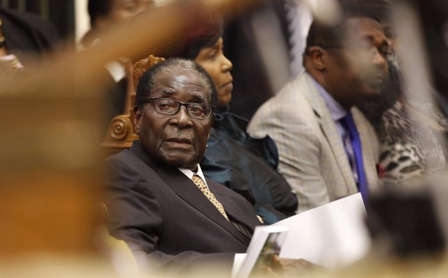 El presidente zimbabuense, Robert Mugabe