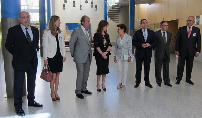 Clemente con los presidentes de Siro, Gullón y Acor