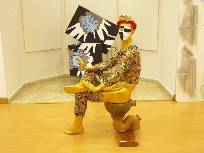 Una de las obras de la muestra