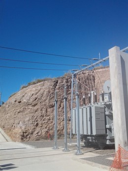Nuevo transformador en la subestación de Benahadux