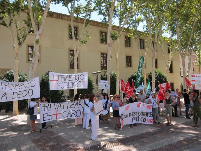 Imagen de la protesta