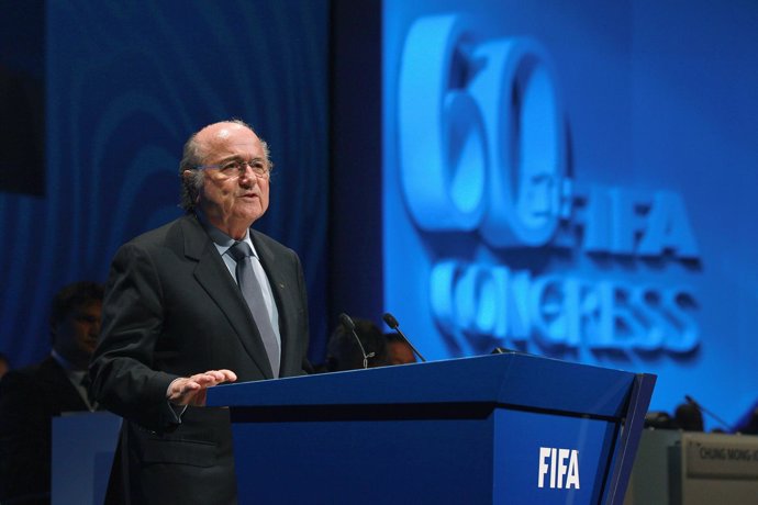 El presidente de la FIFA, Joseph Blatter