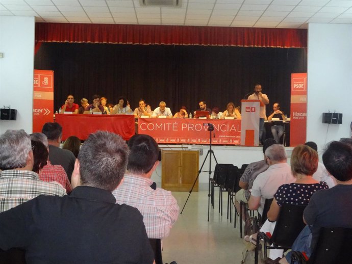 Comité PSOE Cáceres en Ahigal