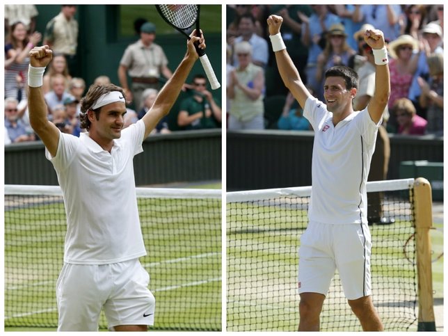 Federer y Djokovic, finalistas de Wimbledon 2014