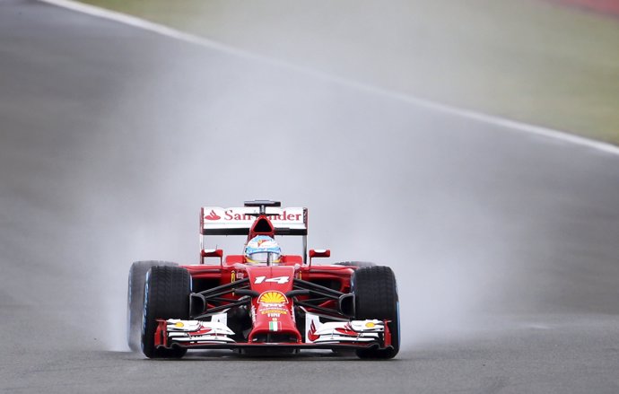 Fernando Alonso en el Gran Premio de Gran Bretaña