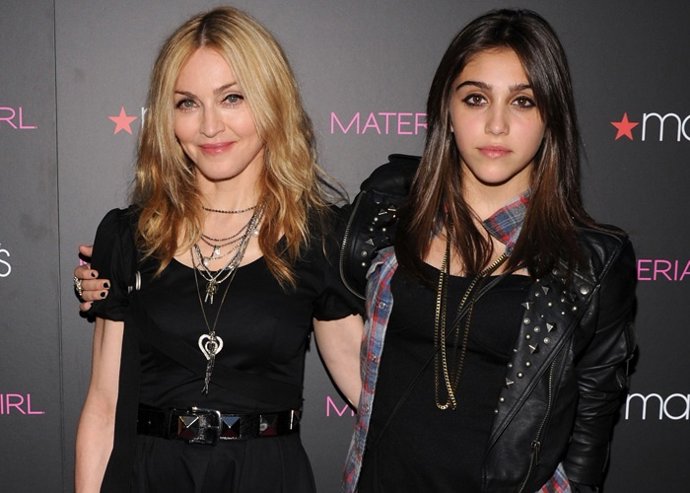 Madonna y su hija Lourdes