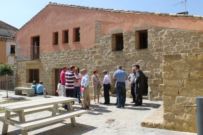 Nuevo albergue de la localidad zaragozana de Luna
