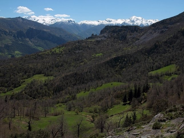Imagen del recorrido de la ruta por Picos de Europa