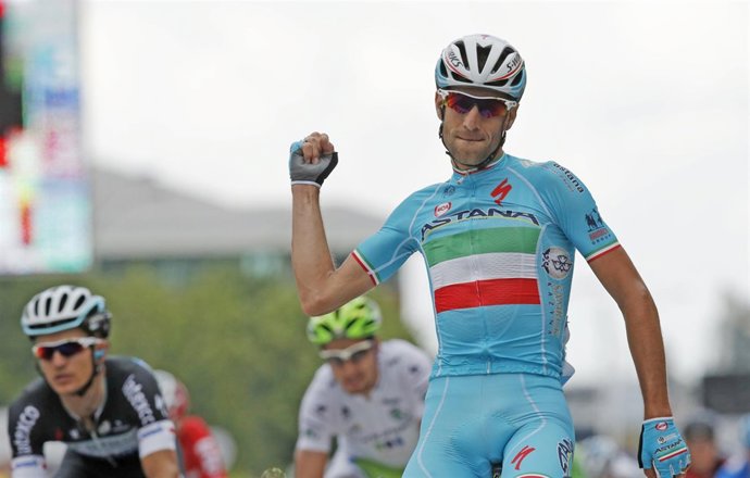 El ciclista italiano Vincenzo Nibali