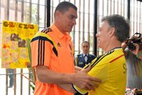 El presidente Santos recibió a la selección colombiana de fútbol