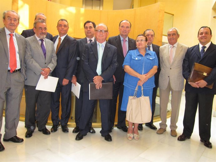 Representantes de las principales organizaciones empresariales de la Comunitat.