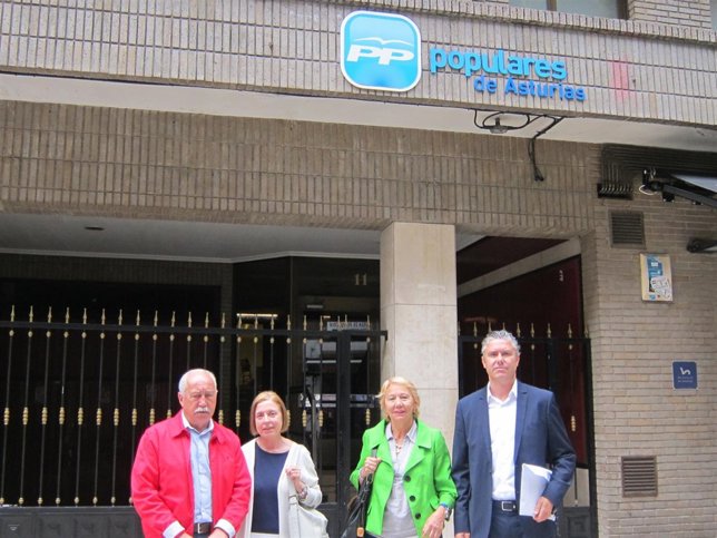 Antonio Flecha, Victoria Cubiella, Elena González y Juan Carlos Santos. PP