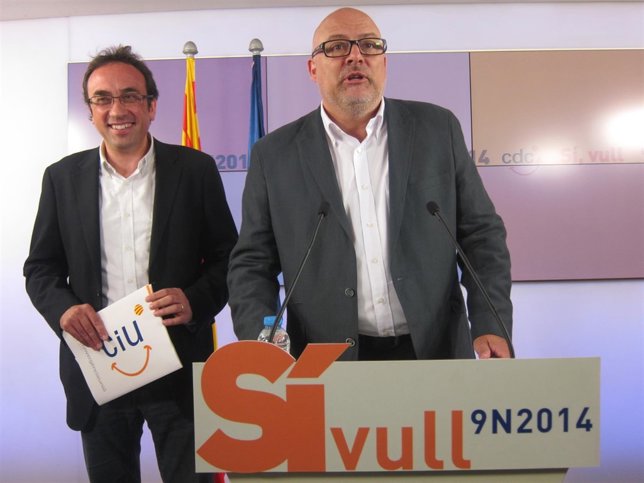 Josep Rull y Lluís Corominas, CDC