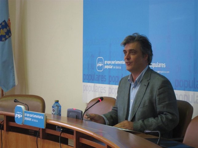 El portavoz parlamentario del PPdeG, Pedro Puy