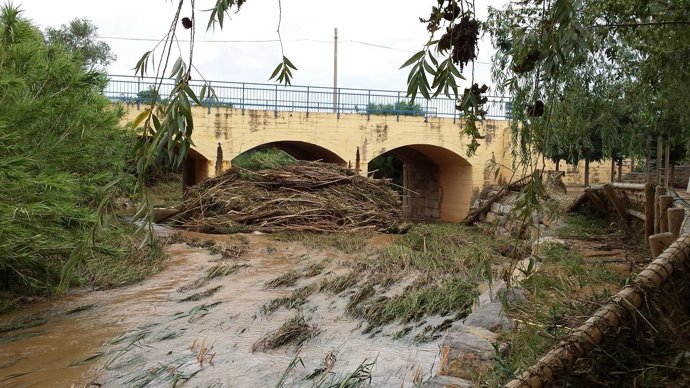 Daños causados por las lluvias en Magallón