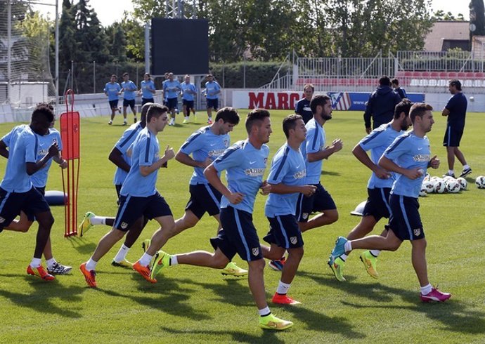 El Atlético vuelve al trabajo