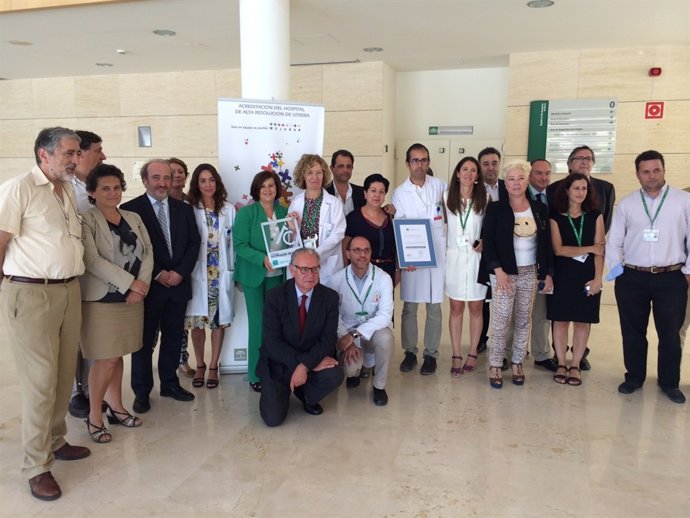 El Hospital de Alta Resolución de Utrear, certificación de calidad avanzada