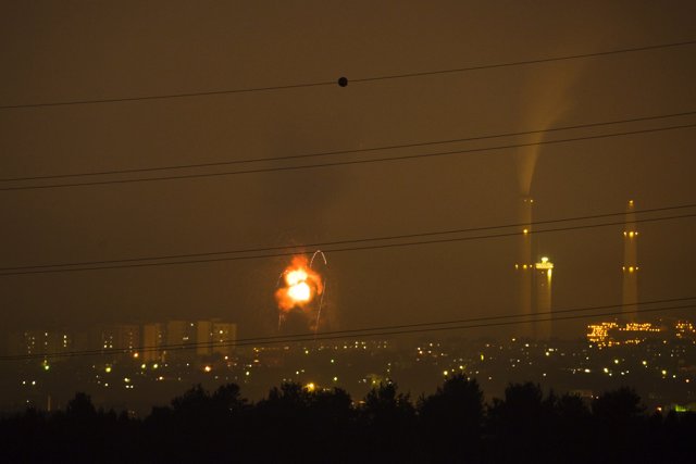 Bombardeos en la Franja de Gaza