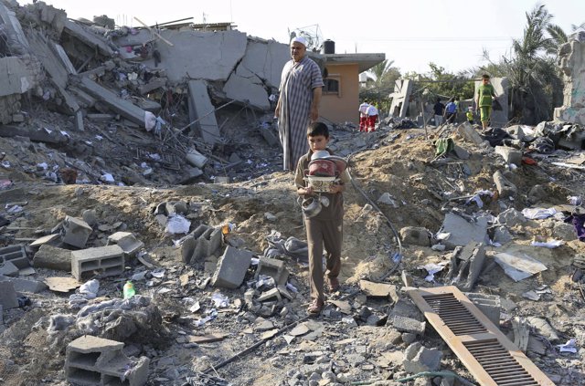 Bombardeos en la Franja de Gaza