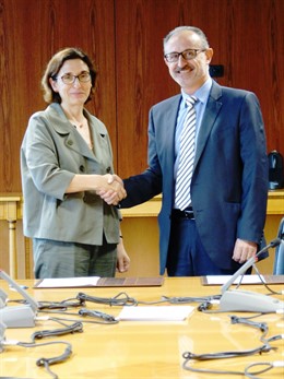 Isabel Buesa y Josep Monràs