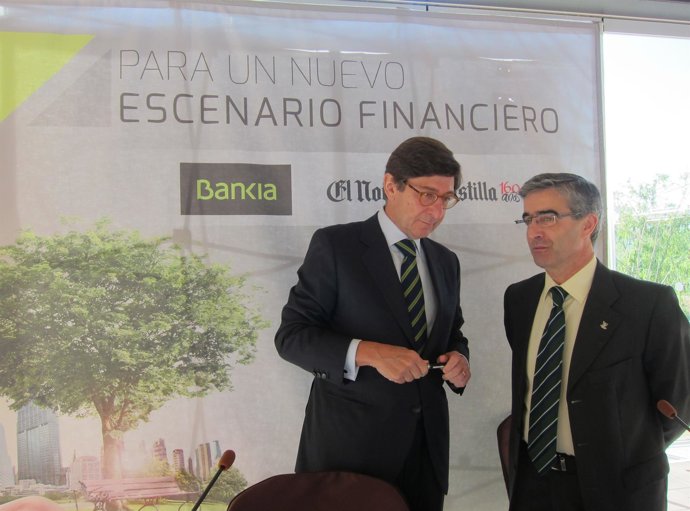 Goirigolzarri en el desayuno organizado por Bankia y El Norte de Castilla