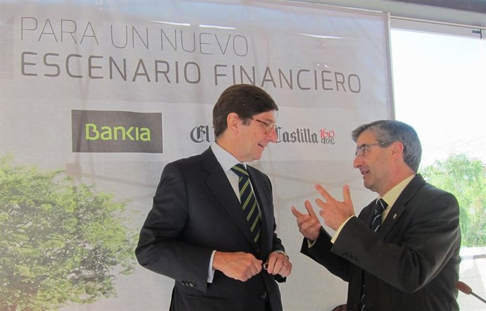 Goirigolzarri en el desayuno organizado por Bankia y El Norte de Castilla