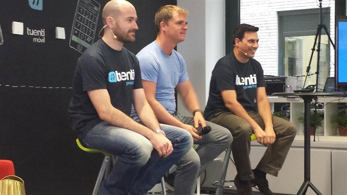 Antonio Vigueras (CBO), Zaryn Dentzel (CEO), Sebastián Murial (COO)