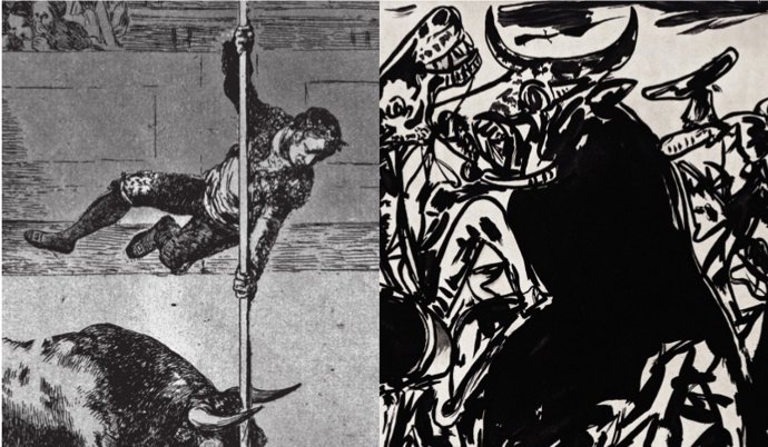 El San Pío V expone 'Goya-Barjola Tauromaquias'