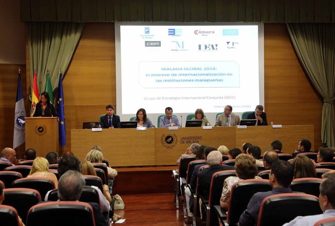Presentación de los Mapas de Internacionalización 2014 de Málaga